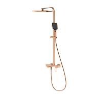 Душевая система со смесителем DQ Dortmund браш.роз.золото (DA1713733)