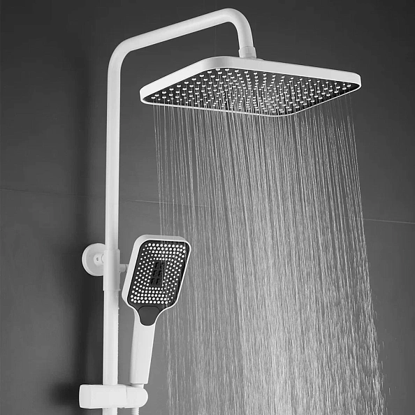 Душевая система Shevanik S6836C, белый