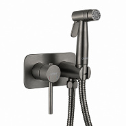 Гигиенический душ со смесителем GAPPO G7506-39, оружейная сталь