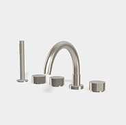 Смеситель для ванны и душа Fima Carlo Frattini So, брашированный никель (F3174SN)