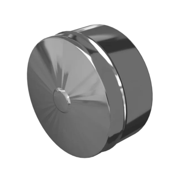 Заглушка для ревизии Ferrum (430/0,5 мм) Ф80 внутренняя