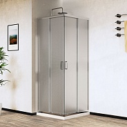 Душевой уголок Vincea City (VSS-5CT8010MT) 1000х800 мм, хром, стекло текстурное