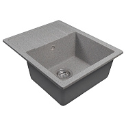 Мойка MIXLINE МЛ-ГМС103 (ML-GMS103) СТАНДАРТ с крылом, темно-серый (309), 570*460*190мм (558119)
