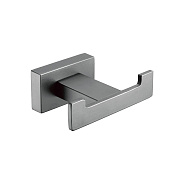 Крючок для ванной комнаты двойной Maretti Torino-GM TRGM53296, оружейная сталь