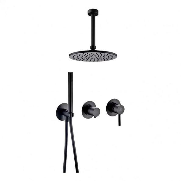 Душевая система встраиваемая FILARETE FL1032BL, черный