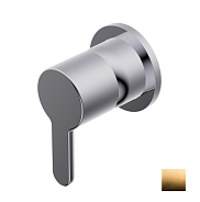 Смеситель для душа Ritmonio Diametro35 Elegance, на 1 потребитель, Brushed Gold (PR54FC201GOX)