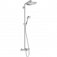 Душевая система Hansgrohe Croma Select 280 1jet showerpipe с изливом для ванны хром (26792000)