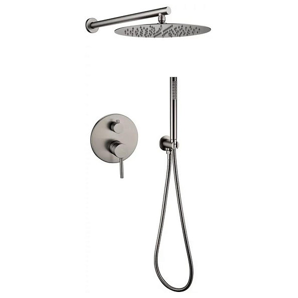 Душевая система встраиваемая (без излива) Grocenberg GB5099BG-3, графит