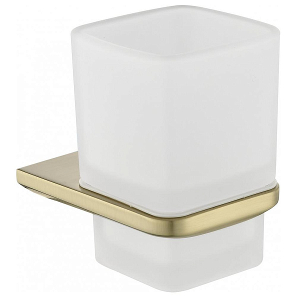 Стакан для ванной комнаты Grocenberg AC0053MG, матовое золото