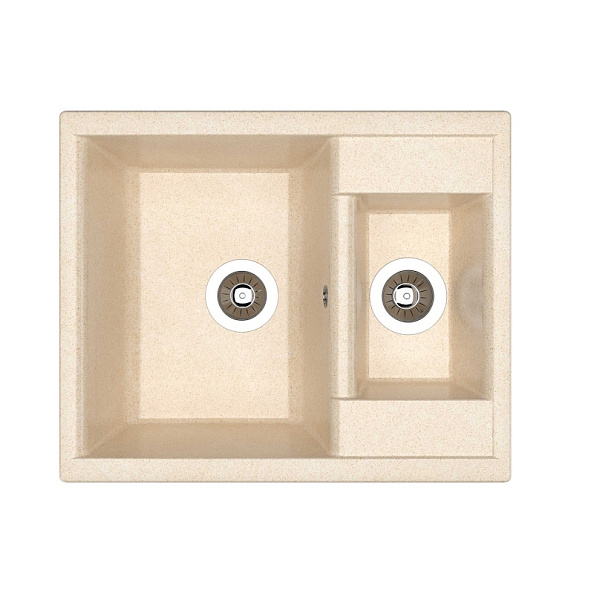 Кухонная мойка Dr. Gans АСТРА 25.065.D0620.403, латте