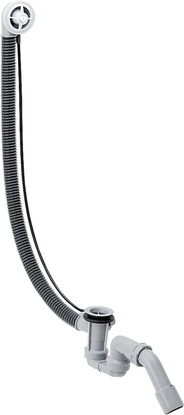 Слив-перелив для ванны Hansgrohe Flexaplus скрытая часть, для нестандартных ванн 58141180