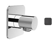 Шланговое подсоединение Almar Showers Accessories, Absolute Black Brushed PVD (E095038.AB)