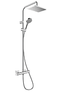 Душевая система HANSGROHE Vernis Shape Showerpipe 230 1jet с термостатом, хром (26286000)