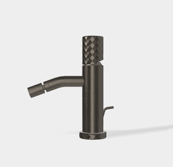 Смеситель для биде Fima Carlo Frattini Spillo Tech, X Collection, брашированный черный хром (F3032TXSXCS)