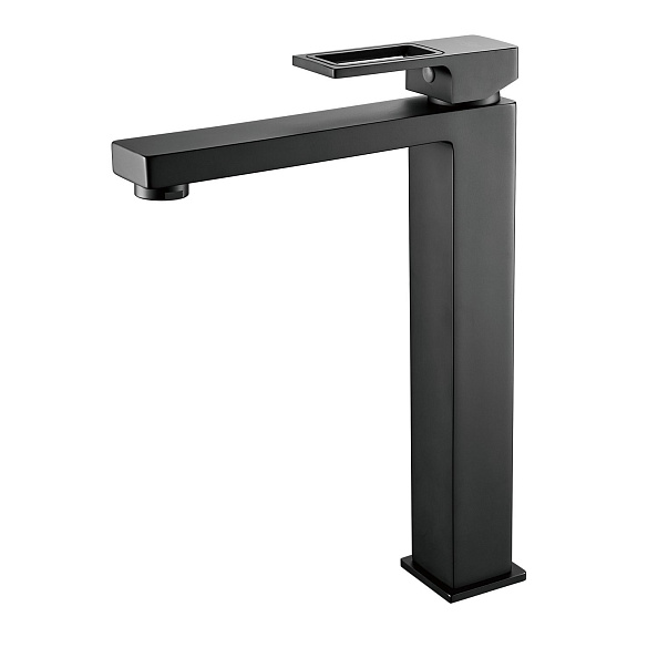 Смеситель для раковины высокий  Raffine F1196H, черный