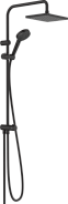 Душевая система HANSGROHE Vernis Shape Showerpipe 230 1jet Reno Матовый чёрный (26282670)