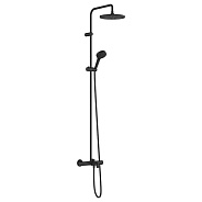 26899670 Hansgrohe Vernis Blend Showerpipe 240 термостатическая душевая система, матовый черный