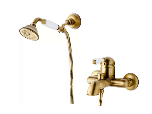 Смеситель для ванны и душа Nicolazzi P.M.Blanc, бронза (3401 BZ 76)