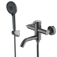 Смеситель для ванны VODA VSL54GM/VSL54AGM, оружейная сталь