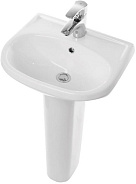 КОМФОРТ 50 Умывальник пьедестальный ВКС Белый S1 (WB.PD/Comfort/50-C/WHT.G/S1)