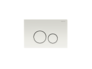 KDI-0000015 (005A) Панель смыва Белая ободок хром (клавиши круглые)