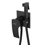 Гигиенический душ со смесителем GAPPO G7207-6, черный