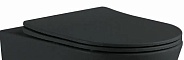 AQ0105-MB Крышка-сиденье черное матовое для ЕВРОПА/ ВЕГАAQ1901/ AQ1902/ AQ1905/ AQ1906