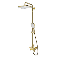 Душевая система Raglo R50.24.23 для ванны и душа  излив поворотный 15 см, золото