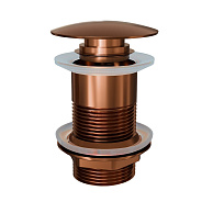 Донный клапан для раковины без перелива Knotlor BM9010RB, бронза