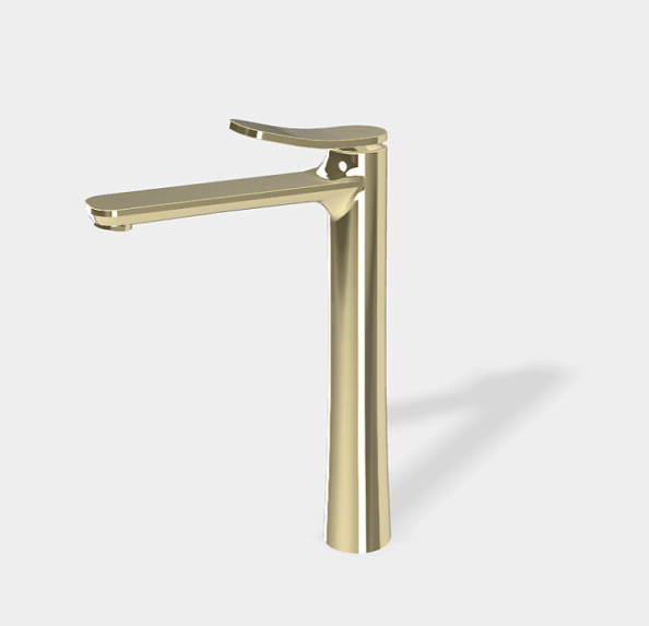 Смеситель для раковины Fima Carlo Frattini Flo', шампань (F3801/HHL.1)