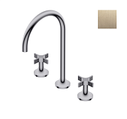 Смеситель для раковины Ritmonio Diametro35 Cross, Brushed Champagne (PR53AE202CHX)