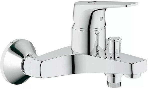 Смеситель для ванны GROHE BauFlow с изливом, хром (арт. 23756000)
