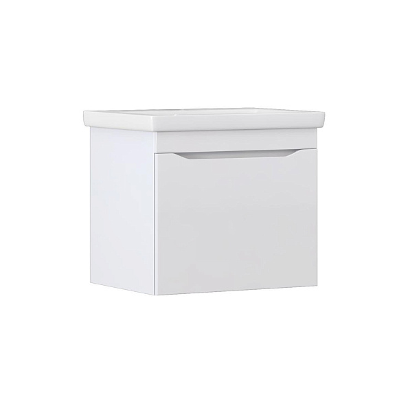 Тумба с раковиной подвесная VIGO Grani 057 белый, 60 см