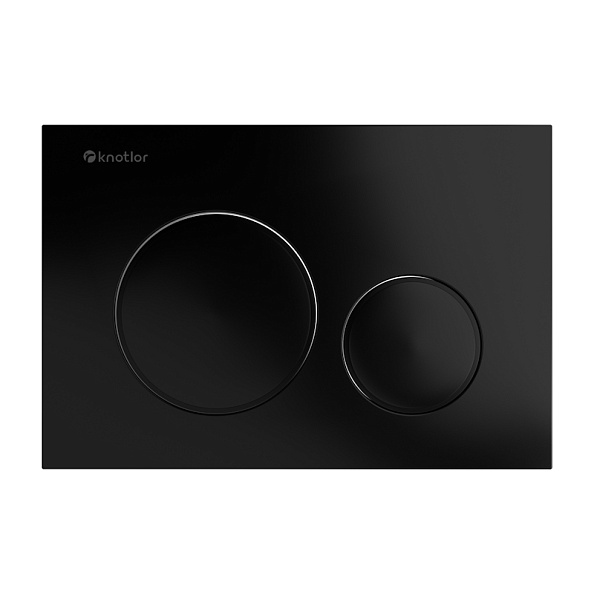 Клавиша смыва Knotlor BIS104BL, черный