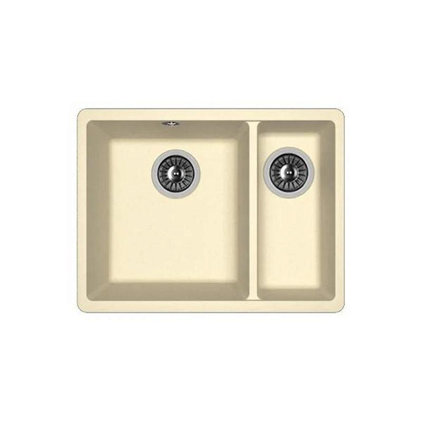 Мойка кухонная иск. камень Флорентина "Вега 335/160" 550х420х217/147 шампань FS подстольная (22.325.