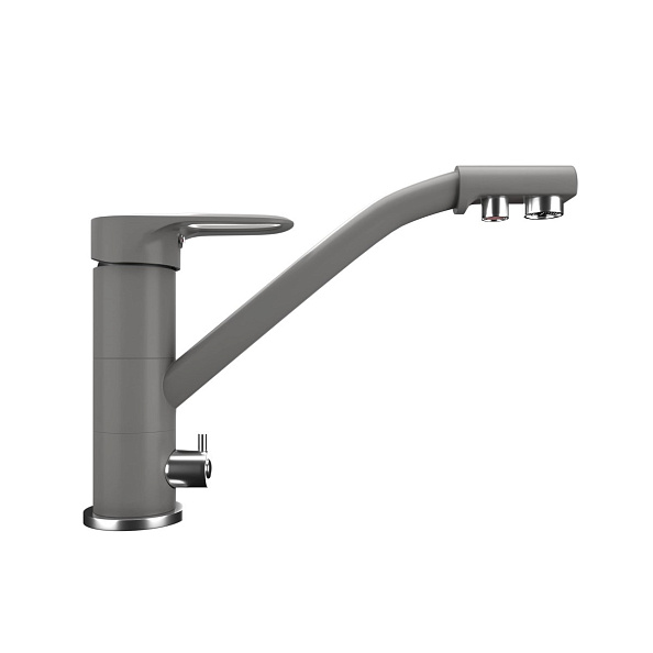 Смеситель для кухни Ulgran UQ-010-09, асфальт