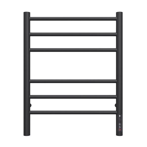 Полотенцесушитель электрический Terminus Аврора П6 4500х600 КС 905, черный, справа подключение (4670078527479)