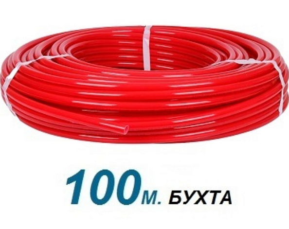 Труба красная Rommer 16х2.0 из сшитого полиэтилена PE-Xa/EVOH в бухте 100 м (RPX-0002-101620)