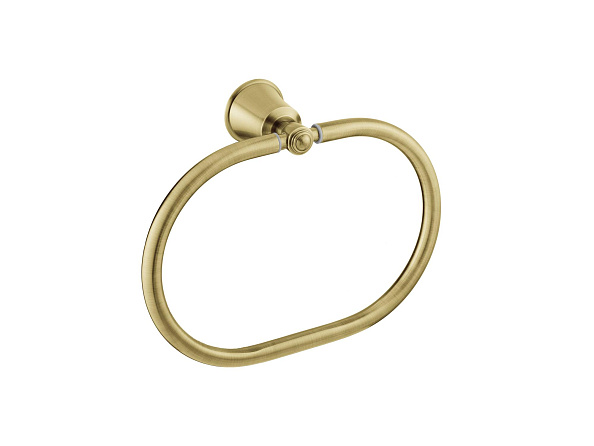 Полотенцедержатель Cezares Liberty, брашированное золото (CZR-F-8985-BORO1)