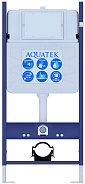 INS-0000014 Aquatek ECO Standart 50 (без верхней планки) Монтаж рама для подв унитаза, 1130*500*100+звукоизоляционная прокладка