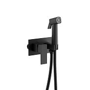 Смеситель с гигиенической лейкой черный (B55808-7)