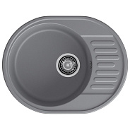 Кухонная мойка GranFest QUARZ 58, темно-серый