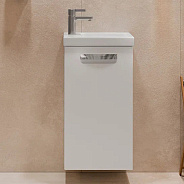 Тумба Velvex подвесная Estea 40.1D, белый матовый (tp.EST.MOD.40.1D)