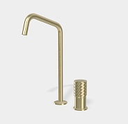 Смеситель для раковины Fima Carlo Frattini Spillo Tech, X Collection, шампань брашированная (F3271TNDXHS)