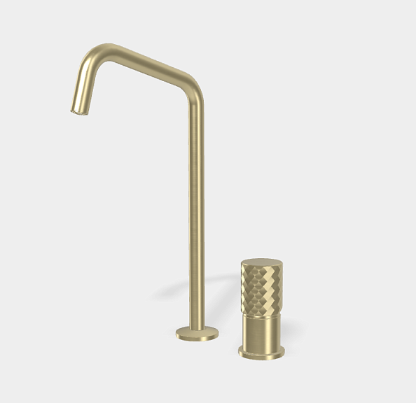 Смеситель для раковины Fima Carlo Frattini Spillo Tech, X Collection, шампань брашированная (F3271TNDXHS)