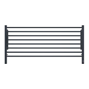 Полотенцесушитель электрический Terminus Горизонт с/п П8 1200х600 КС, черный муар, справа подключение (4670078543349)