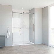 Душевая дверь Vincea Como Soft (VDS-1CS140CL) 1400х1950 мм, хром, стекло прозрачное
