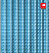 Шторка FASHUN, голубой (A8752)