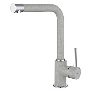 Смеситель для кухни GranFest 3651, серый