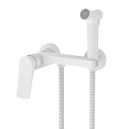 Смеситель Splenka с гигиеническим душем настенный , белый (S54.51.08)